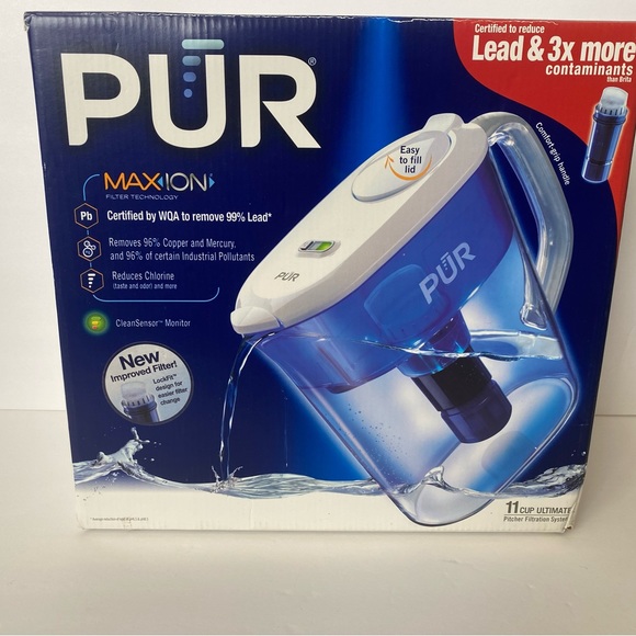 Pur Kitchen New Maxion Ultimate Filter Tech 1cup Water Pitcher With